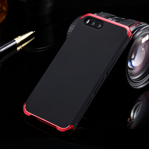 Aug.Packaging Upgrade Anti-fall Metal Frame PC Back For Xiaomi 6 MI6 Mi 6 Aluminum Alloy Mobile For Xiaomi6 M6 Bumper CASE Cover ► Photo 1/4