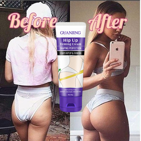 80g Buttocks Enlargement Cream Effective Hip Lift Up Compact Sexy Big Butt Tighten Plump Peach Buttock Build S Shape Best Bum ► Photo 1/6