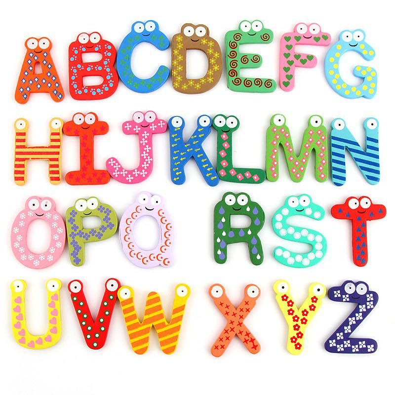 Kids Learning Teaching Toy Letters & Numbers Fridge Magnets Alphabet Creative 