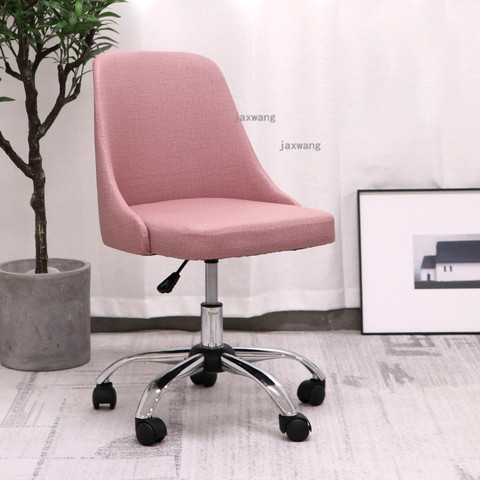 Nordic Backrest Office Chairs Home Computer Chairs Lift Swivel Chair Bedroom Furniture Modern Leisure Gaming Chair Makeup Chair ► Photo 1/6