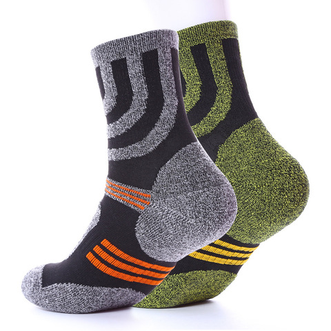 2 Pairs Unisex Sports Thicken Thermal Wool Pile Cashmere Mens Snow Socks Seamless Climbing Hiking Skiing Socks EU 39-44 Meias ► Photo 1/6