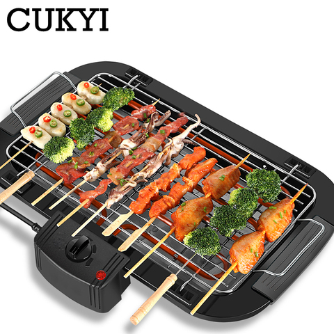 CUKYI Electric grill indoor outdoor bbq grill stainless steel infrared indoor grill electric barbecue grill BBQ ► Photo 1/5