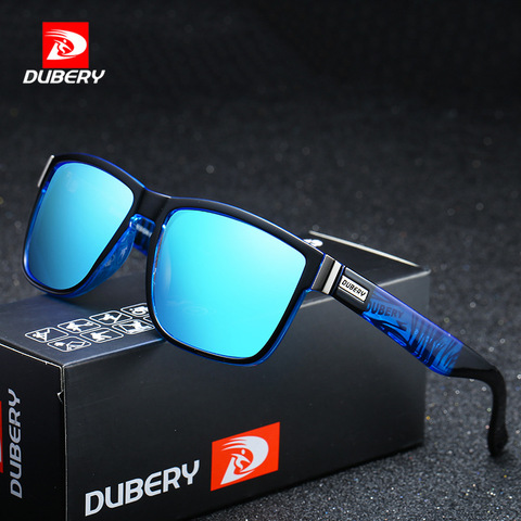 DUBERY Brand Design Polarized Sunglasses Men Driver Shades Male Vintage Sun Glasses For Men Spuare Mirror Summer UV400 Oculos518 ► Photo 1/5