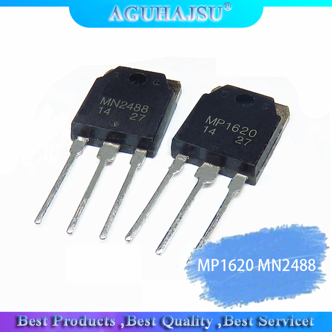 1Pair/2pcs MP1620 MN2488 1PCS+MP1620 + 1PCS+MN2488 TO-3P Audio power amplifier IC pairing tube ► Photo 1/1