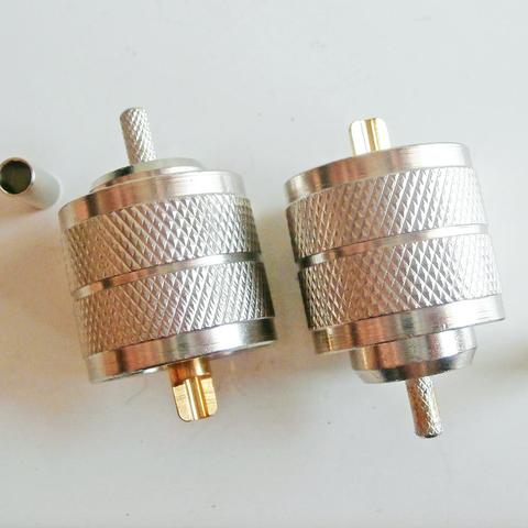 Connector Socket PL259 PL-259 SO239 SO-239 UHF Male Crimp for RG316 RG174 RG179 LMR100 Cable RF Coaxial Adapters ► Photo 1/5