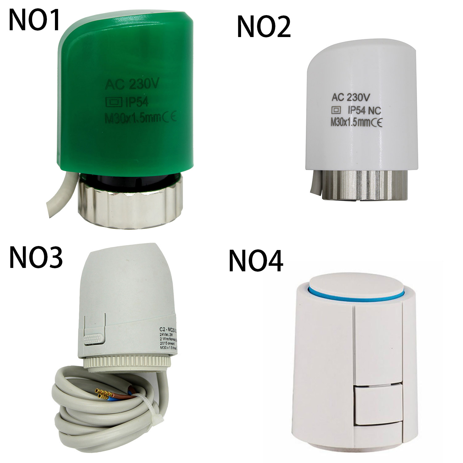 Thermoelectric drive motor 220 24v electric thermal actuator normally