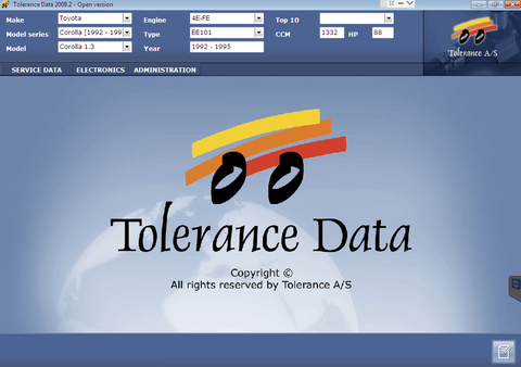 automatic Diagnostic Software Tolerance Data 2009.2 Auto Repair Data with Free Keygen Unlimited Installation auto repair Program ► Photo 1/4