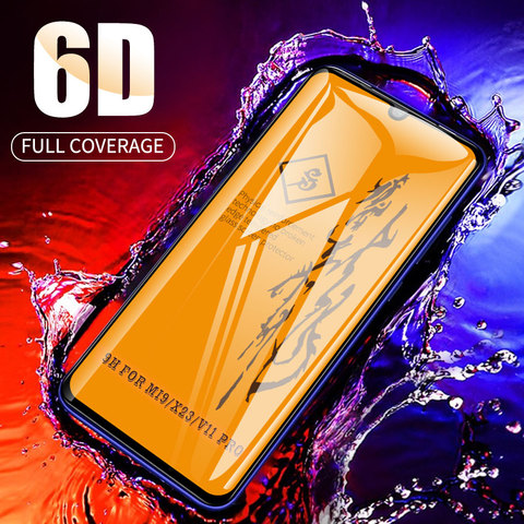 6D Full Glue Cover Tempered Glass For Xiaomi Mi Redmi Note 9 9s 8 8T 7 6 8 8A 7 7A K20 A3 9T Pro Max Screen Protector Film ► Photo 1/6