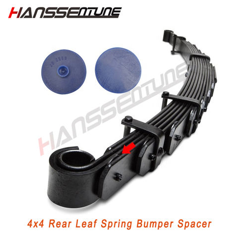 4x4 Replacement Slip pads  Polyurethane  Rear Leaf Spring Bumper Spacer Anti-Friction Pads ► Photo 1/6