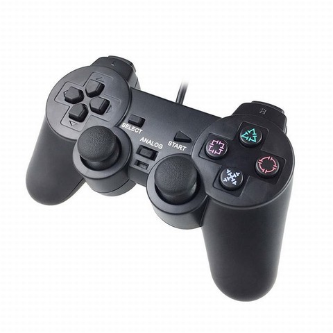 Wired Gamepad for Sony PS2 Controller for Mando PS2/PS2 Joystick for  Playstation 2 Vibration Shock Joypad Wired USB PC Controle