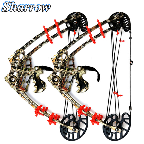 Compound Bow Crossbow Hunting Steel Ball Bow 40lbs IBO350FPS Mechanical Pulley Bow Shlingshot Shooting Archery JUNXING M109 ► Photo 1/5