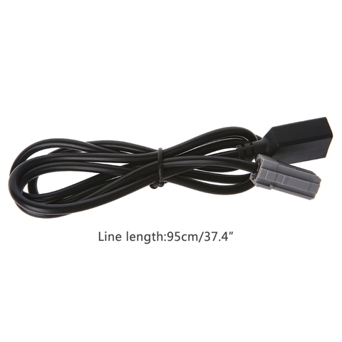 Car Aux Audio Media Wire To USB Adapter Conector For Toyota RAV4 EZ Verso Camry Prius Hybrid Sequoia With Nav Yaris Hatchback ► Photo 1/6