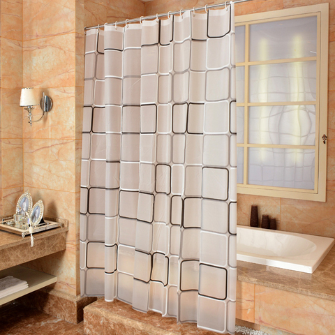 Bathroom Shower Curtain 3D Waterproof Mildew proof PEVA Bath Curtain Shower Curtains Environmental Toilet Door Curtain ► Photo 1/6