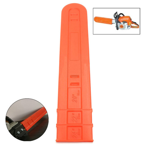 12/14/16/18//20/22/24in Chainsaw Bar Protective Cover Scabbard Protector Universal Guide Plate Holder Chain Saw Sleeve Tools ► Photo 1/6