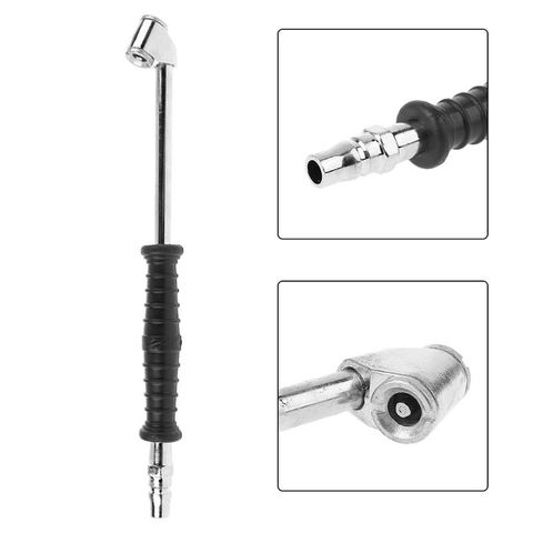 Auto Car Motorcycle Long Reach Tire Air Inflator Dual Head Type Chuck Valve ► Photo 1/6