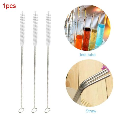 Reusable Metal Drinking Straw Cleaner Brush Test Tube Bottle Cleaning Tool Drinking Straw Brush ► Photo 1/1