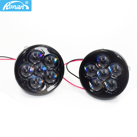 Ronan 2pcs high beam far light H1 H4 H7 9005 9006 fitment car styling retrofit DIY projector lens ► Photo 1/5