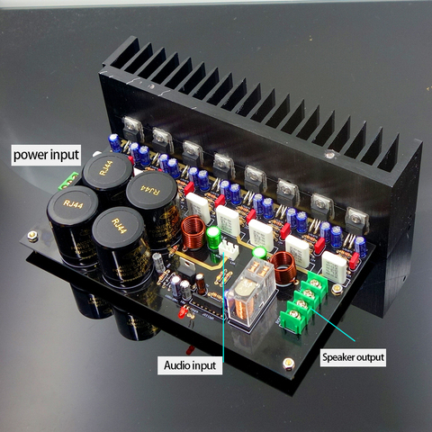 KYYSLB AC12-AC22X2 45W-60W 10HZ-40KHZ Amplifier Board GC Version Class A LM1875 4 Core Parallel Amplifier Board Kit ► Photo 1/5