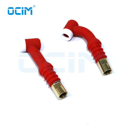 SR-26F /26FV  WP26F  WP26FV  Red TIG Welding Torch  Head With Black Welding Handle ► Photo 1/3