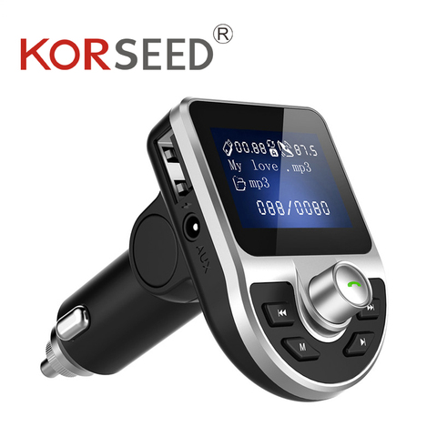 FM Transmitter Bluetooth 5.0 Car Mp3 Player U Disk Car Hands-free USB Phone Charger Car Cigarette Lighter Car Accessories ► Photo 1/6