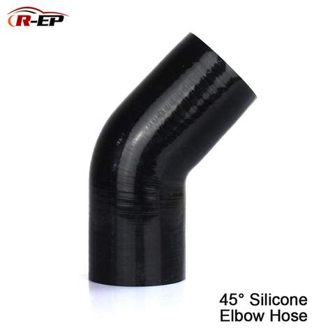 R-EP 45 degree Silicone Elbow Hose 38 45 51 57 63 70 76 83 89MM Rubber Joiner Bend Tube for Intercooler Cold Air Intake Hose ► Photo 1/6