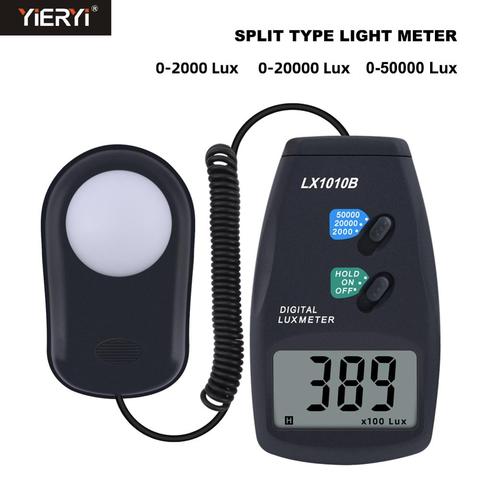 Digital Light Meter 3 range LX-1010B Digital Meter/Digital illuminance meter 0 - 50000 Lux photometer exposure remote control ► Photo 1/6