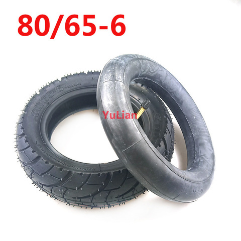 80/65-6 Tire 10x3.0 Tyre Inner Tube for 10 Inch Folding Electric Scooter ZERO 10X Dualtron KUGOO M4 Thickened Widened Tires ► Photo 1/5