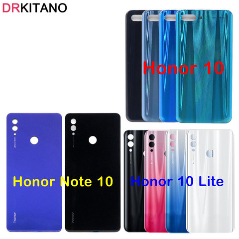 for Huawei Honor 10 Back Battery Cover Rear Housing Door Glass Panel for Honor 10 Lite Back Cover Honor Note 10 Battery Cover ► Photo 1/6