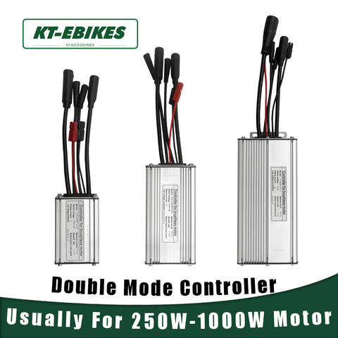 KT Ebike Double Mode Controller kt with Light 36V 250W 350W 48V 500W 750W 1000W kunteng Electric Bike Bicycle Lcd led Controller ► Photo 1/6