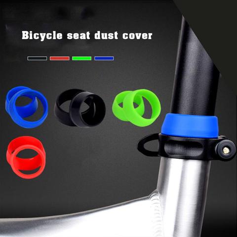 Mountain Bike Seat Post Rubber Ring Dust Cover Cycling Silicone Waterproof Bicycle Seatpost Case Protective Bike Accessories ► Photo 1/6