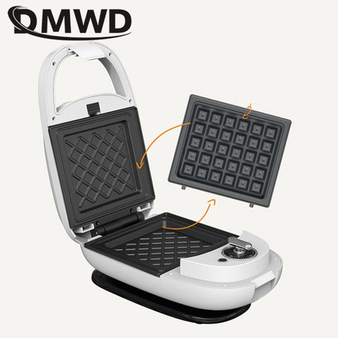 DMWD Non-stick baking trays of Electric Waffle Maker Eggette /Doughnut/Cake/takoyaki octopus ball Grill Pan lollipop cake trays ► Photo 1/2