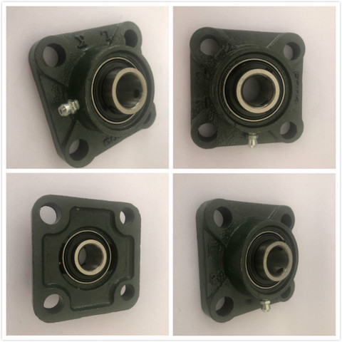 UCF206 30mm Housing 4 Bolt Mounted Bearing Bore Square Flange Pillow Block ► Photo 1/2