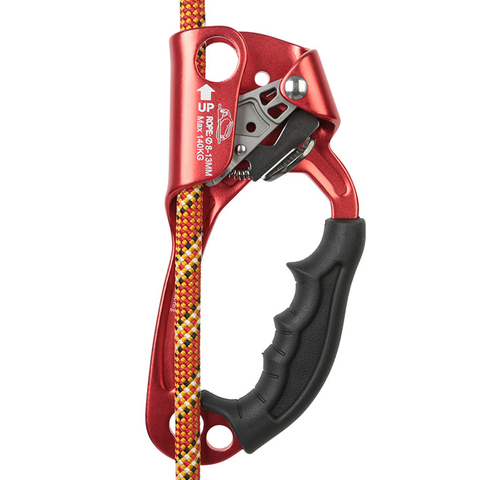 Outdoors Aluminum Rock Climbing Mountaineering Arborist Hand Ascender Device Clamp SRT Climbing Lock Equipment Carabiner New ► Photo 1/6