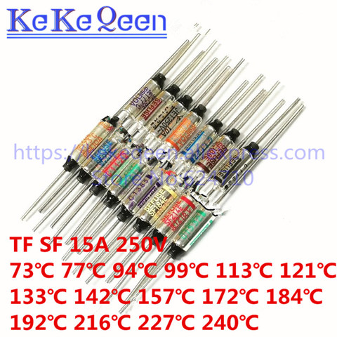 20PCS SF240Y 240C TF 240 RY240 SEFUSE Cutoffs Thermal Fuse 15A 250V Assortment Kit SF152Y SF76Y SF113Y SF91Y SF96Y SF188Y SF240Y ► Photo 1/1