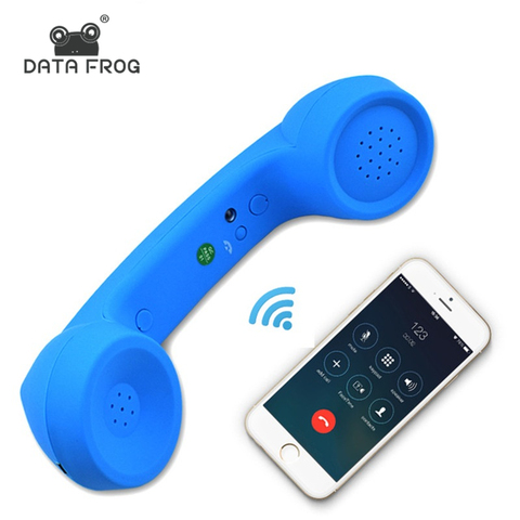 Wireless Retro Telephone Handset and Wired Phone Handset Receivers Headphones for a mobile phone with comfortable call ► Photo 1/6