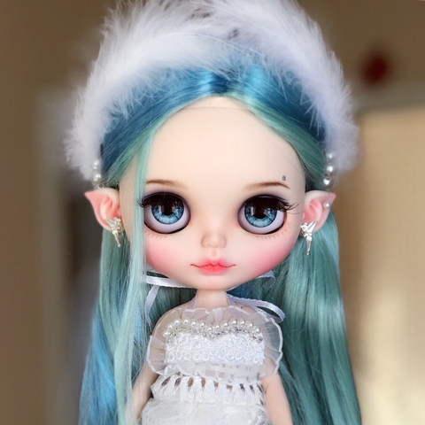 Blyth 1/6 nude doll joint body matte face with tan dark natural skin soft hair 30cm ICY NEO BJD toy gift DIY with HAND SET A&B ► Photo 1/5