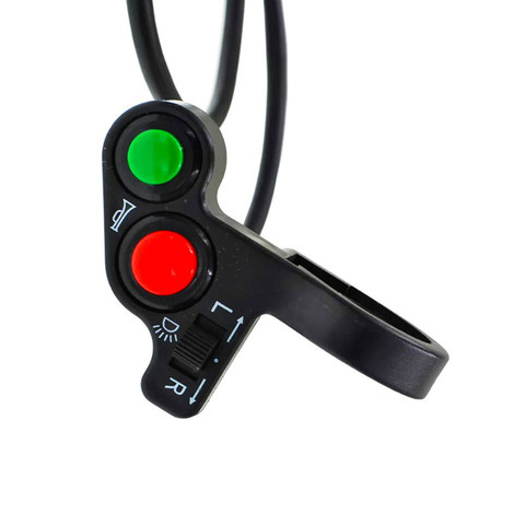 Motorcycle Handlebar Switch Electric Bike Scooter Horn Turn Signals On/Off Button Light Switch ► Photo 1/6