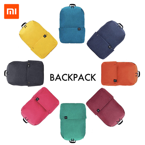 Original Xiaomi Colorful Small Backpack 10L Capacity 8 Colors Four Levels Of Water Repellent Leisure Sports Chest Bags Unisex ► Photo 1/6