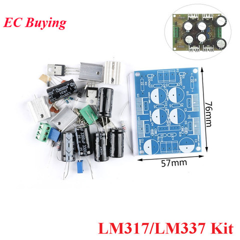 LM317 LM337 Postive Negative Adjustable DC Voltage Regulator DIY Electronic Parts Power Supply Training Kit ► Photo 1/6