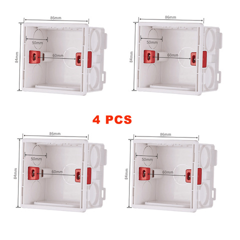 86 type Installation Box 86*86 Dark Box General Household Switch Socket Dark Line Bottom Closing  86 style Cassette ► Photo 1/6