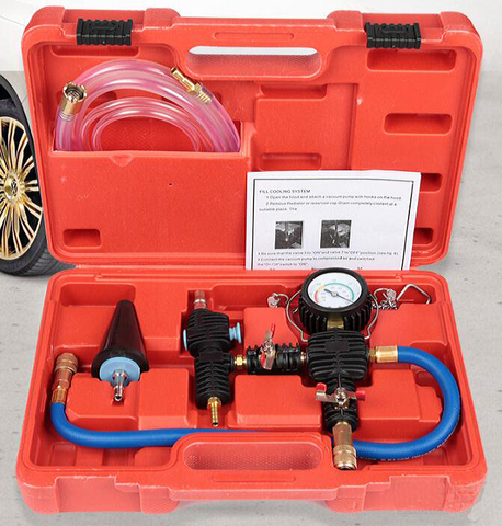 Automobile radiator vacuum pump coolant replacement tool filler antifreeze injector change kit ► Photo 1/6