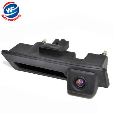CCD Waterproof Car Runk Handle Parking Rearview Backup camera Case For Audi/VW/Passat/Tiguan/Golf/Touran/Jetta/Sharan/Touareg ► Photo 1/6
