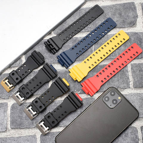 Silicone Strap for Casio G-SHOCK GA-110 120 GD-100 DW-5600 GW-M5610 Waterproof Sport Rubber Men Replacement Bracelet Watch Band ► Photo 1/6