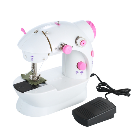 Dropship Electric Sewing Machine Portable 2 Speed Overlock Foot W