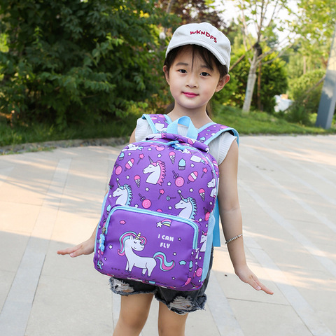 2022 Hot Children Orthopedic Schoolbag Kids Preschooler Backpacks Unicorn Cartoon School Bags Mjoypack Mochila Escolar Menino ► Photo 1/6