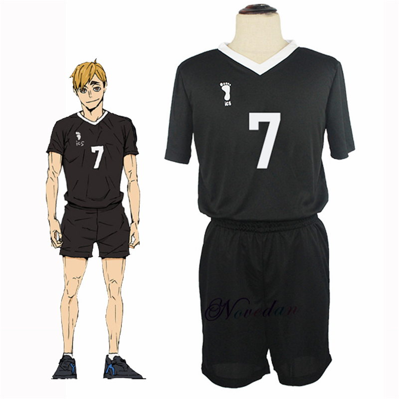 No.5 Akaashi Keiji No.4 Bokuto Koutarou Volleyball Uniform Cosplay Haikyuu  Fukurodani Academy Jersey Volleyball Team Top+Shorts - AliExpress