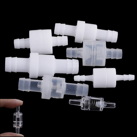 1Pc 4 / 6 / 8 / 12mm Plastic One Way Inline Check Valve Gas Air Liquid Water Fluids Valve ► Photo 1/6