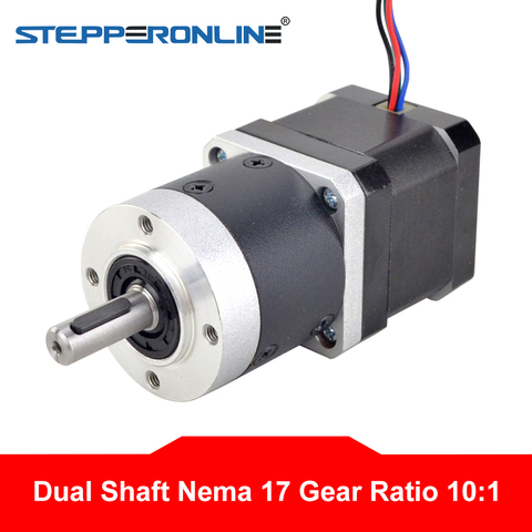 10:1 High Precision Planetary Gearbox Nema 17 Stepper Motor Dual Shaft L=39mm 4-lead 42 Motor 1.68A Extruder Gear Motor ► Photo 1/5