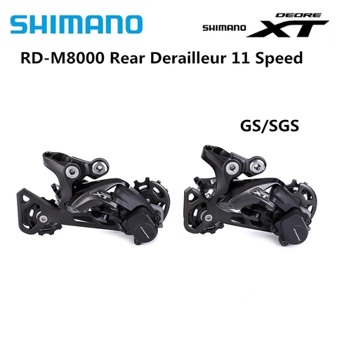 SHIMANO DEORE XT RD M8000 Rear Derailleurs Mountain Bike M8000 GS SGS MTB Derailleurs 11-Speed 22/33-Speed ► Photo 1/6