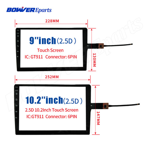 2.5DNew touch panel for TEYES CC2 CC2L touch screen digitizer glass sensor GPS Car Radio Multimedia Video Player Navigation GPS ► Photo 1/4